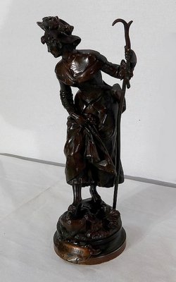 A.Gaudez, Miss Helyett, Late 19th Century, Bronze-RVK-1133687