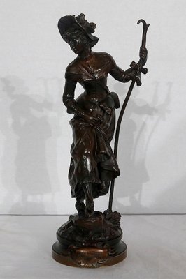 A.Gaudez, Miss Helyett, Late 19th Century, Bronze-RVK-1133687