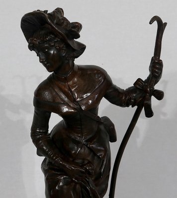 A.Gaudez, Miss Helyett, Late 19th Century, Bronze-RVK-1133687