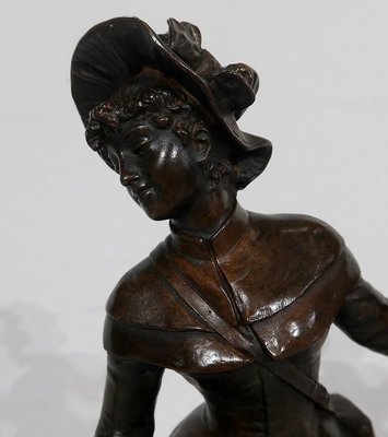 A.Gaudez, Miss Helyett, Late 19th Century, Bronze-RVK-1133687