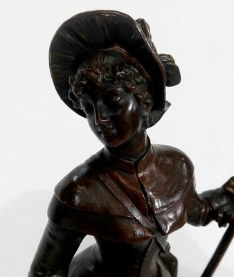 A.Gaudez, Miss Helyett, Late 19th Century, Bronze-RVK-1133687