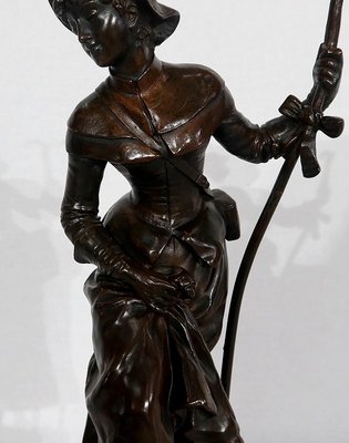 A.Gaudez, Miss Helyett, Late 19th Century, Bronze-RVK-1133687