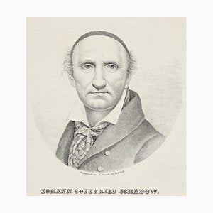 A. Pünicke, Self-Portrait, 1825, Lithograph-OJR-1273274