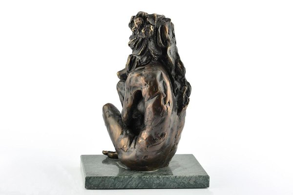 A Swedish Girl - Bronze Sculpture by C. Mongini - Late 1900 Late 1900-ZCI-756409