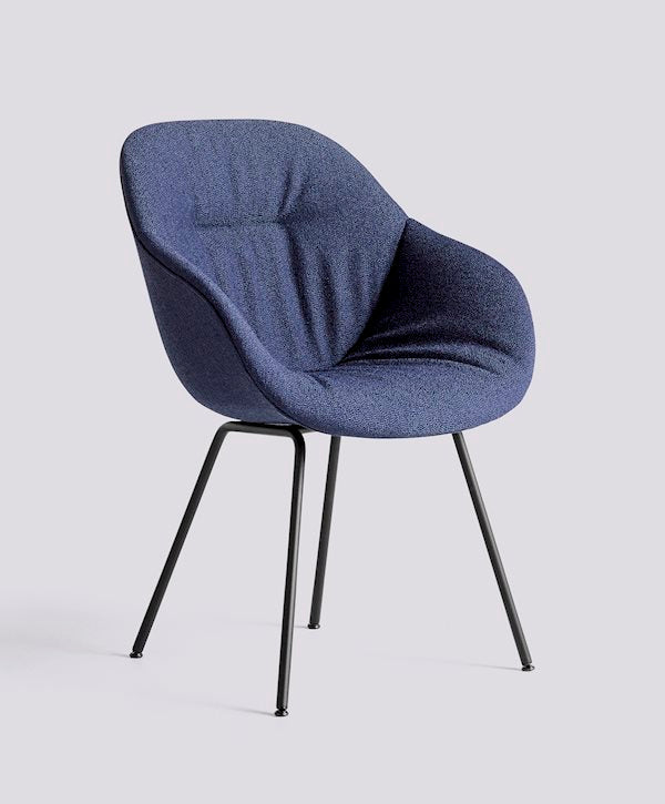 About A Chair Aac 127 (Full Upholstery) by Hay #Polypropylene/Black Powder coated Steel/olavi-by-hay-07