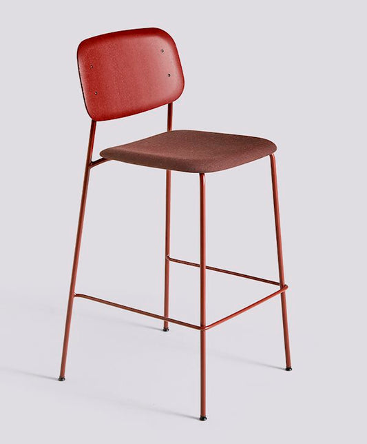 Soft Edge 90 Bar Stool (seat upholstery) by HAY