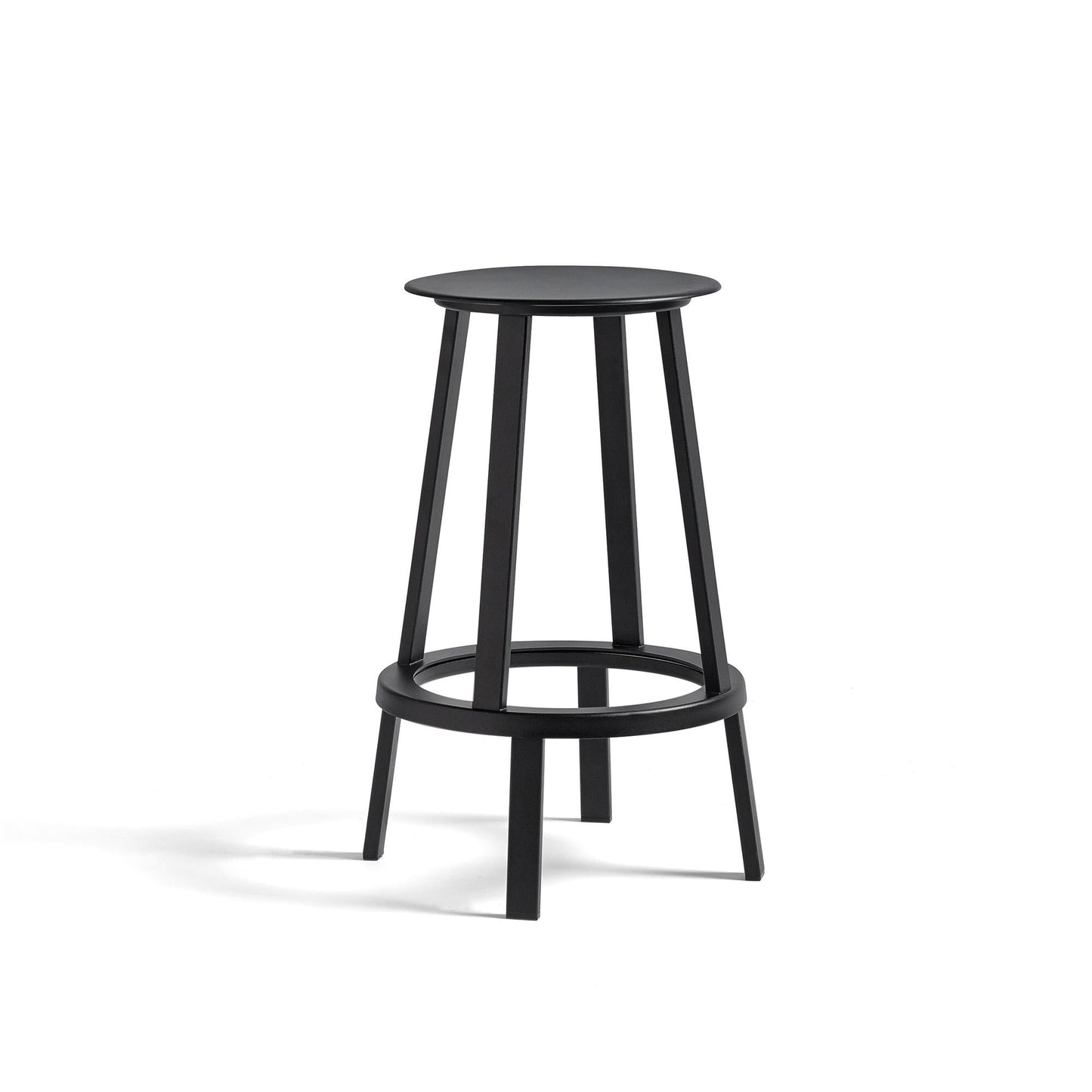 Revolver Barstool Low by HAY #Black