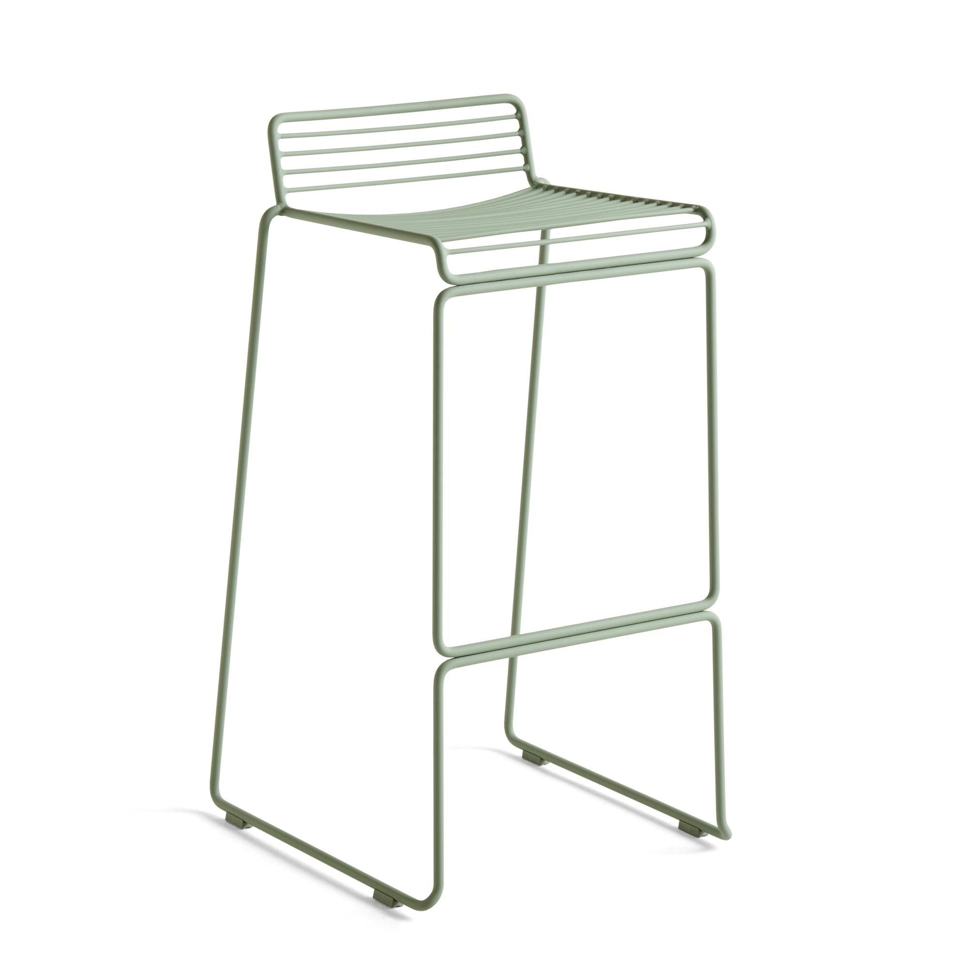 Hee Bar Stool by HAY #Black / Cashmere