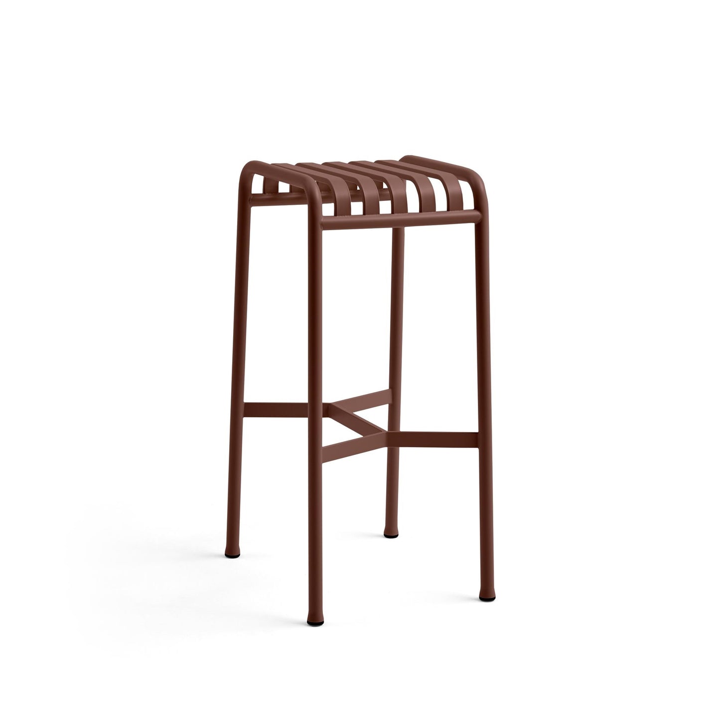 Palissade Barstool by HAY #Iron Red