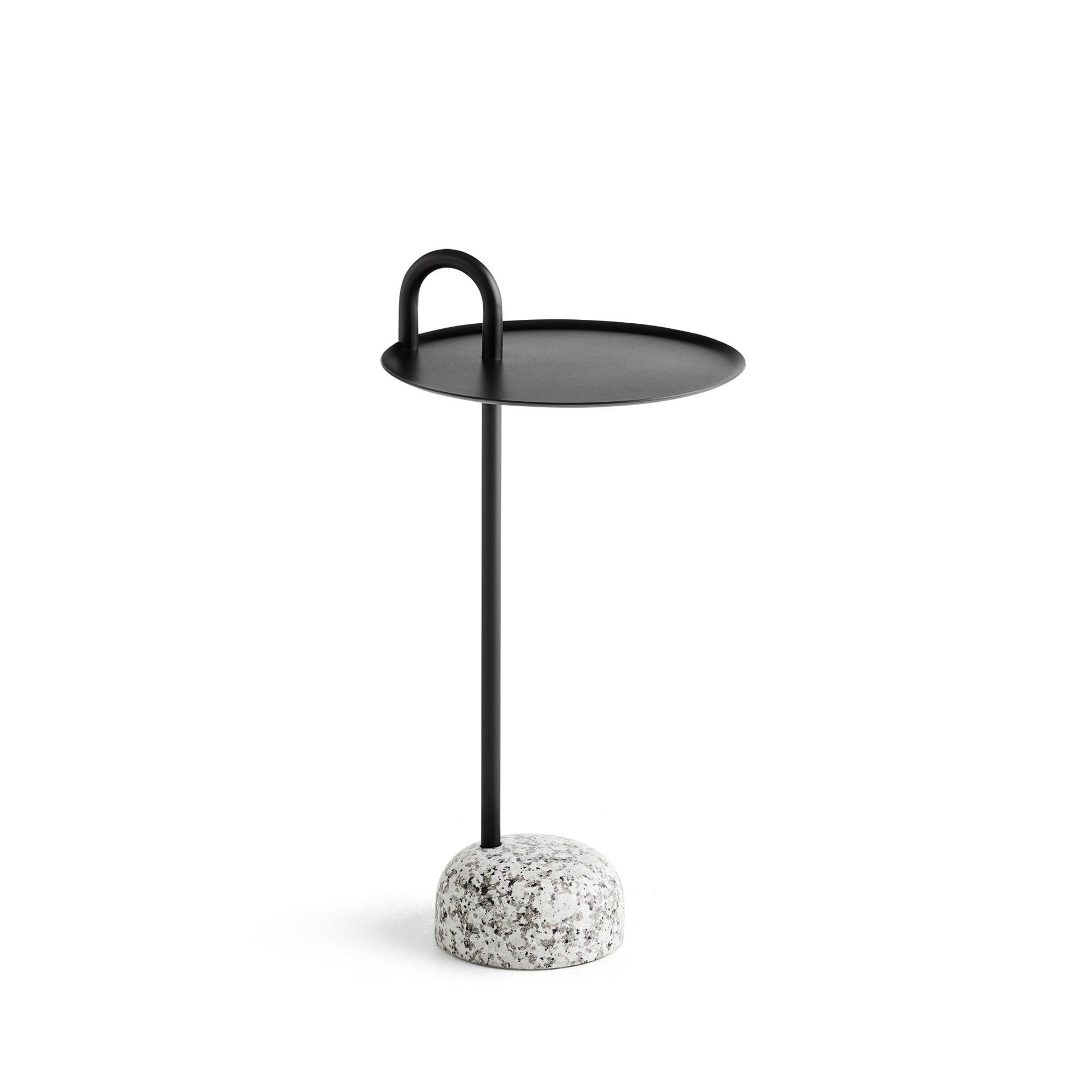 Bowler Side Table by HAY #Granite/ Black