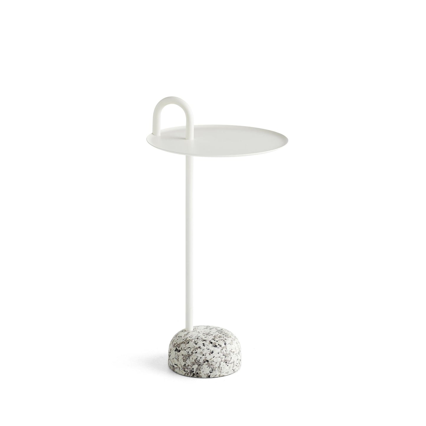 Bowler Side Table by HAY #Granite/ Cream White