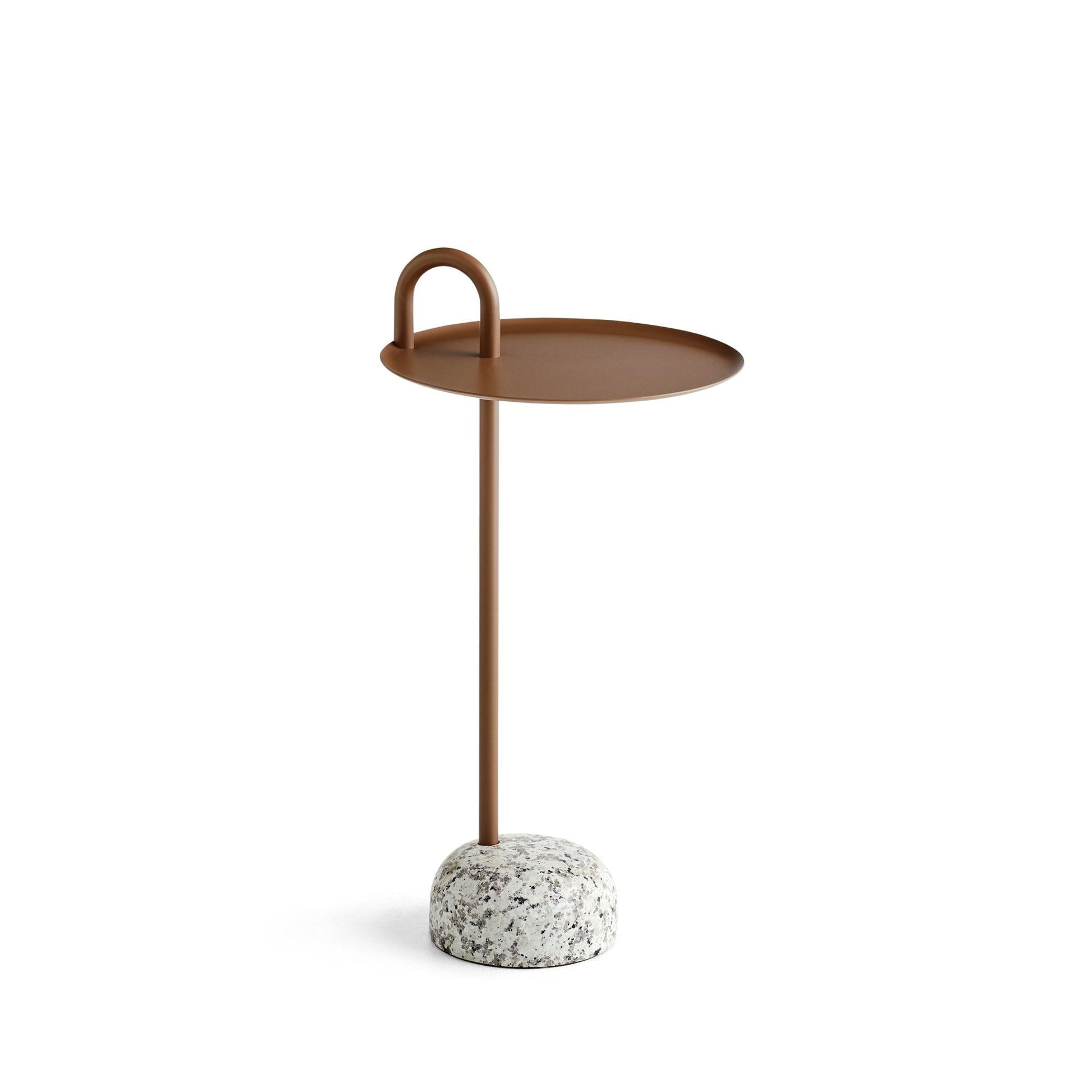 Bowler Side Table by HAY #Granite/Pale Brown