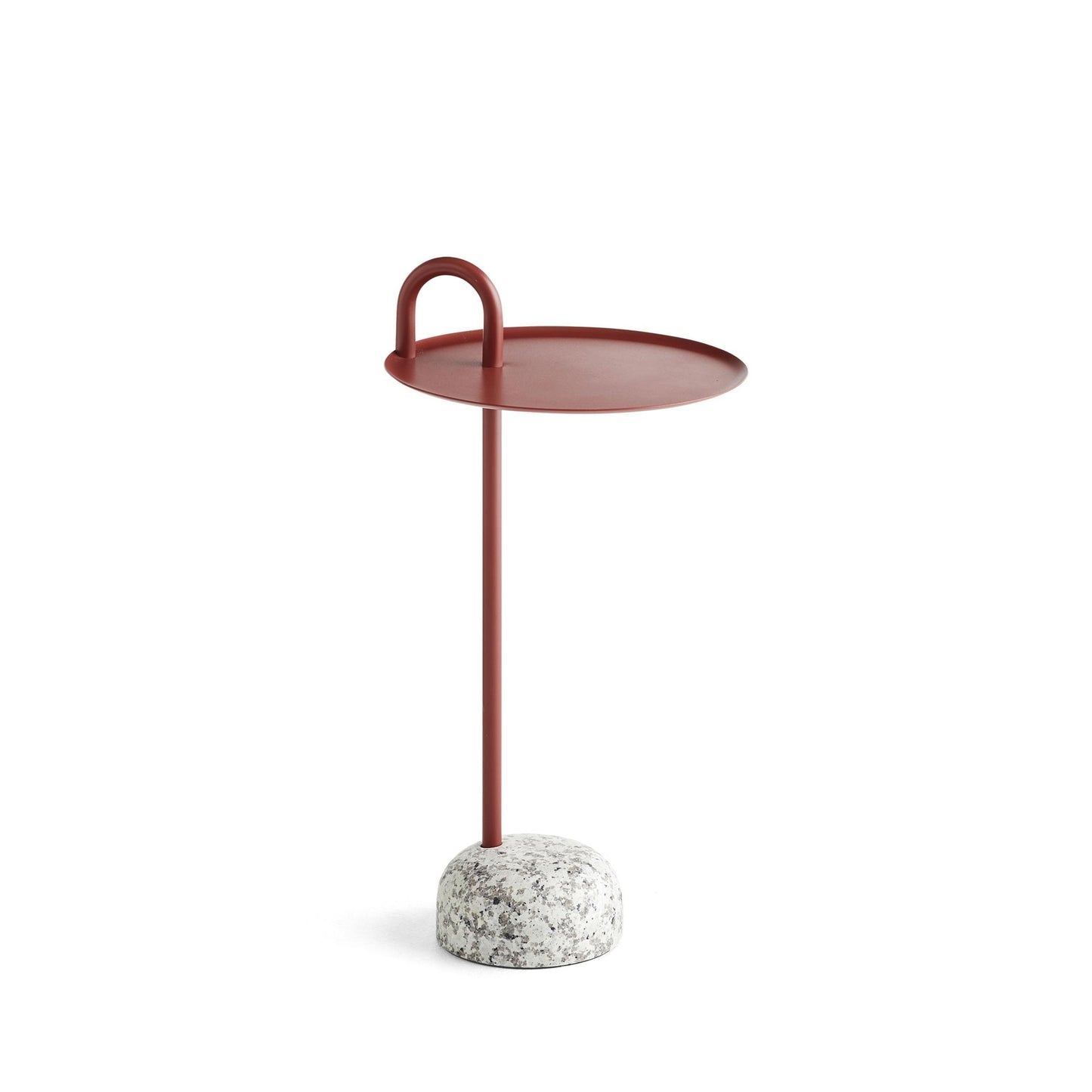 Bowler Side Table by HAY #Granite/Tile Red