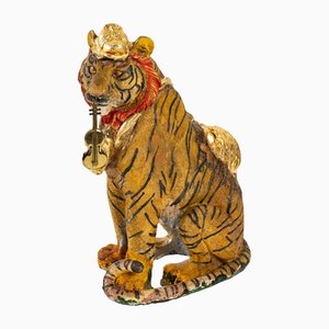 Aaron Hinojosa, The Bulldog Tiger, 20th-Century, Mixed Media-UQL-1187611