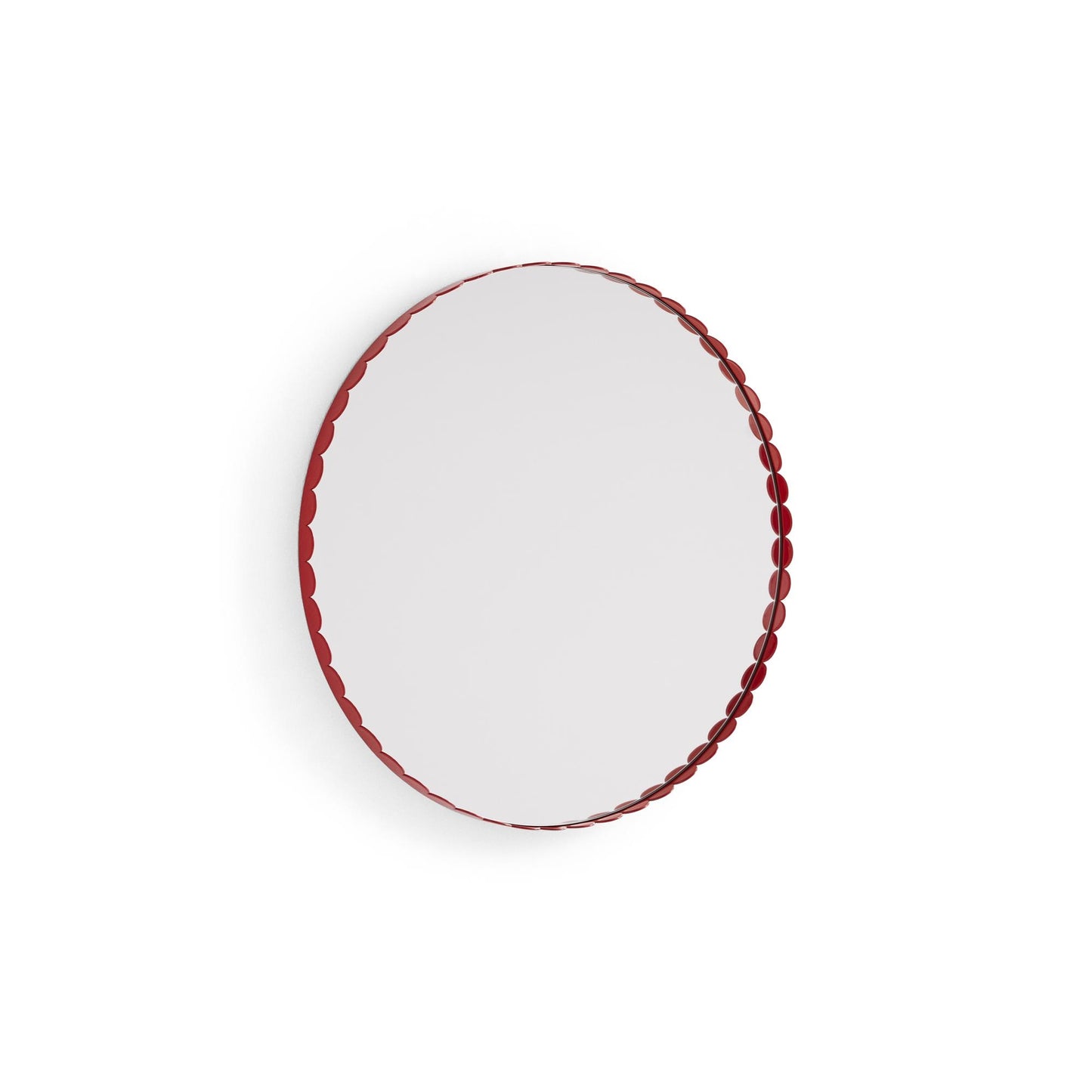 Arcs Round Mirror by HAY #Red