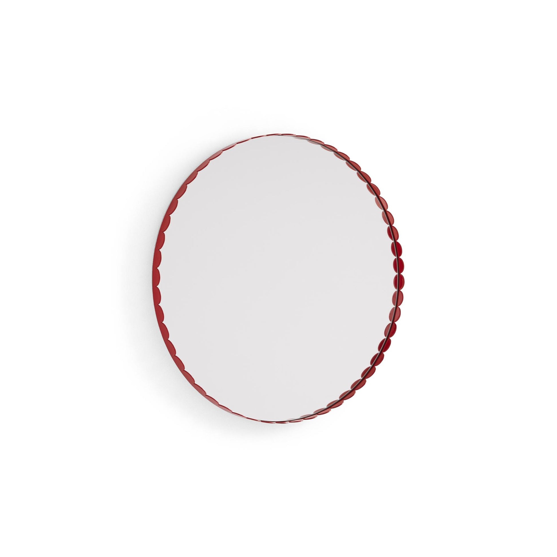 Arcs Round Mirror by HAY #Red