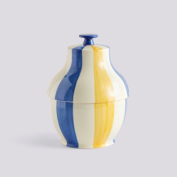 Sobremesa Stripe Cookie Jar by HAY