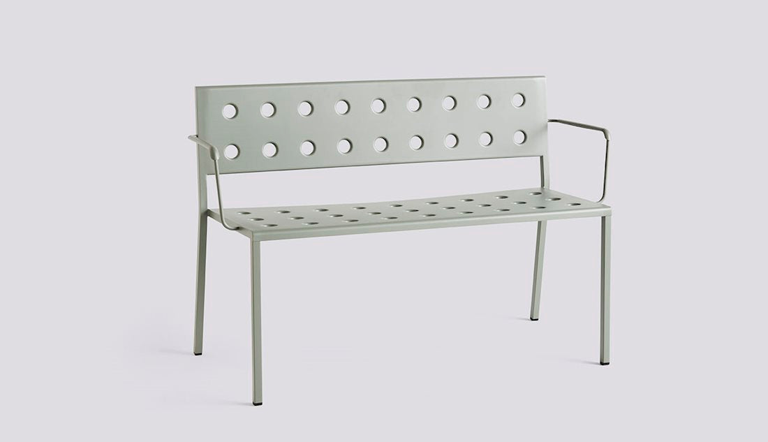 Balcony Dining Bench W. Arm by HAY