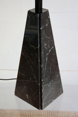 Abat Jour Table Lamp in Black Marble by Cini Boeri for Arteluce, 1970s-OZL-1372920