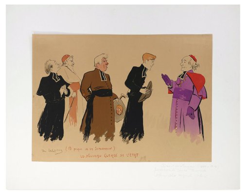 About Separation - Lithograph by Daniel de Losques - Early 20th Century Early 20th Century-ZCI-761027