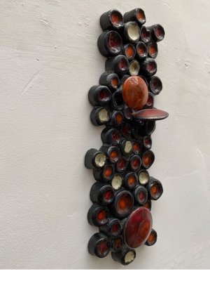 Abstract Ceramic Wall Sculpture from Perignem, Belgium-KL-1259932