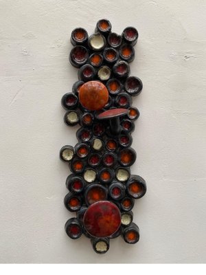 Abstract Ceramic Wall Sculpture from Perignem, Belgium-KL-1259932