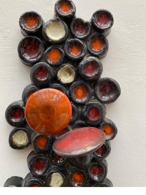 Abstract Ceramic Wall Sculpture from Perignem, Belgium-KL-1259932