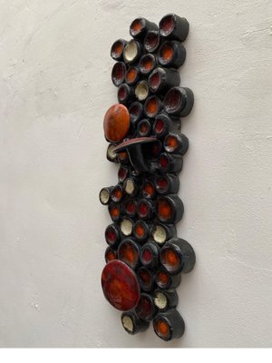 Abstract Ceramic Wall Sculpture from Perignem, Belgium-KL-1259932