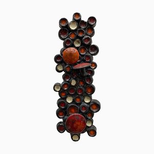 Abstract Ceramic Wall Sculpture from Perignem, Belgium-KL-1259932