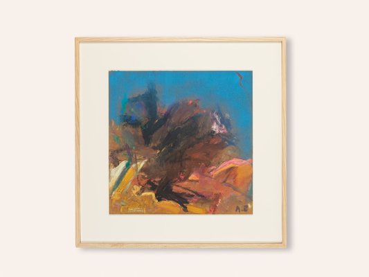 Abstract Composition, Oil on Panel, Framed-GPP-1054021