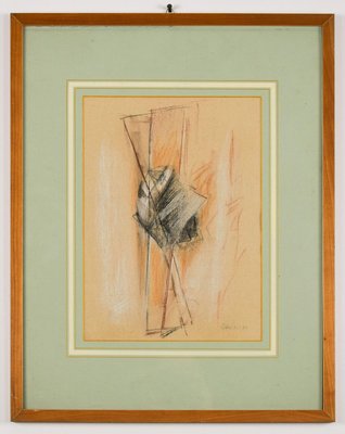 Abstract Composition - Original Pastel Drawing by Claudio Palmieri - 1989 1989-ZCI-757137