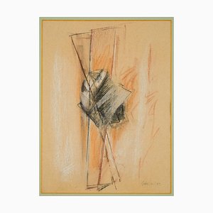 Abstract Composition - Original Pastel Drawing by Claudio Palmieri - 1989 1989-ZCI-757137