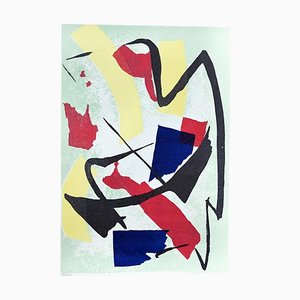 Abstract Composition - Original Screen Print by Luigi Montanarini - 1970s 1970s-ZCI-755781