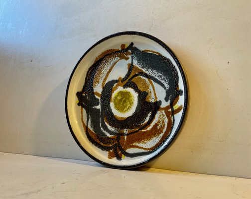 Abstract Danish Ceramic Dish by Ellen Malmer for Royal Copenhagen, 1970s-LCR-1251520