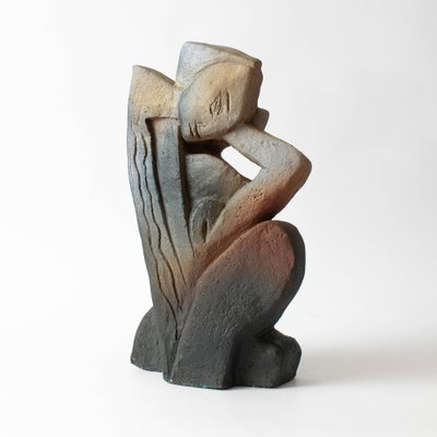 Abstract Figure in Ceramic, 1980s-IXK-1408760