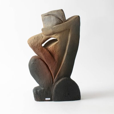 Abstract Figure in Ceramic, 1980s-IXK-1408760