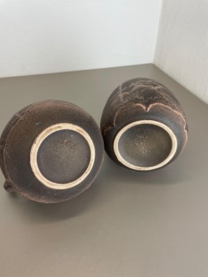 Abstract German Fat Lava Pottery Vases by Ruscha, 1960s, Set of 2-QZ-1131331