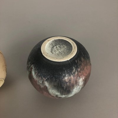 Abstract German Fat Lava Pottery Vases from Ruscha, 1960s, Set of 2-QZ-1143214