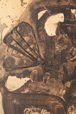 Abstract Painting, Mid 20th-Century, Oil on Canvas, Oil on Canvas-AOI-1106764