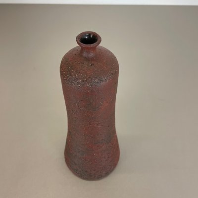 Abstract Red Ceramic Studio Pottery Vase by Gerhard Liebenthron, Germany, 1970s-QZ-1312770