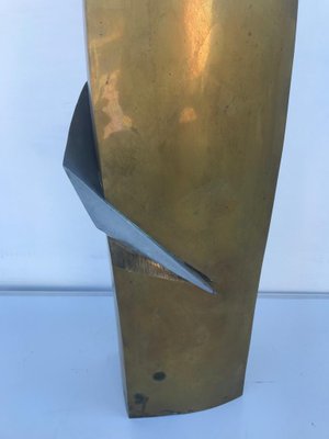 Abstract Sculpture, 1970s, Bronze & Aluminium-OLY-595790