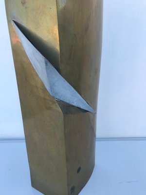 Abstract Sculpture, 1970s, Bronze & Aluminium-OLY-595790