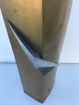 Abstract Sculpture, 1970s, Bronze & Aluminium-OLY-595790