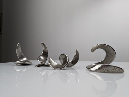 Abstract Steel Sculptures, Set of 4-JJT-1357966