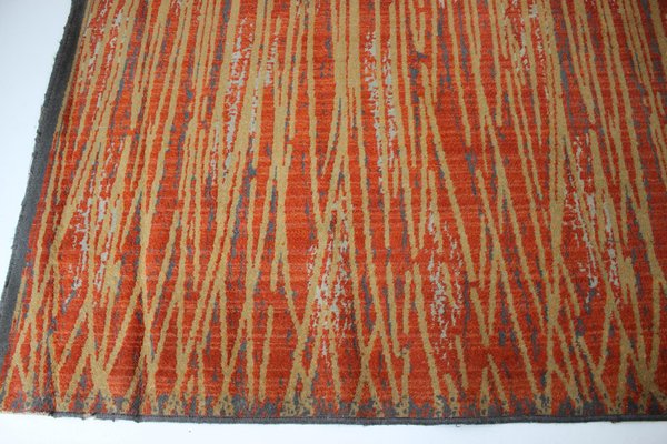 Abstract Wool Rug, 1940s-TZ-1153608