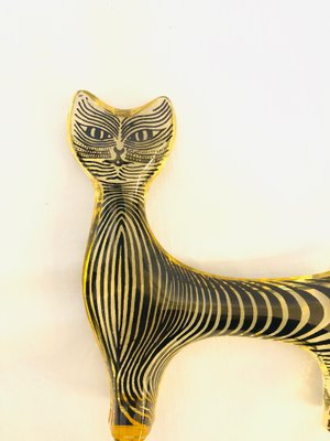 Acrylic Glass Acrylic Cat by Abraham Palatnik, 1960s-RZY-786379