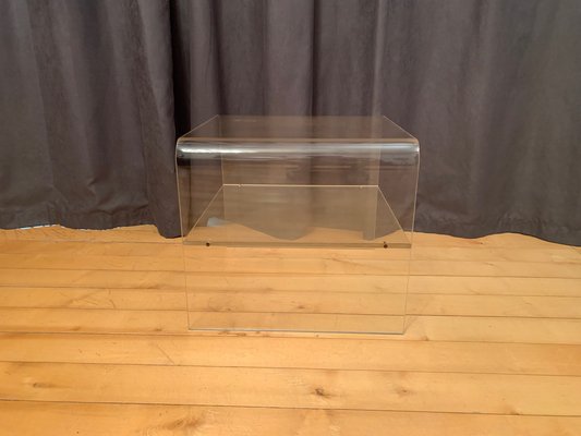 Acrylic Glass Auxiliary Table, 1970s-VQM-1332428