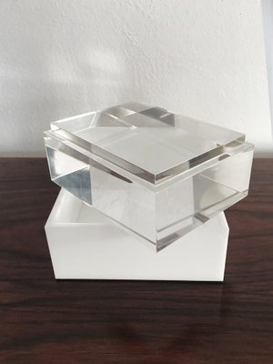 Acrylic Glass Boxes by Alessandro Albrizzi, 1990s, Set of 2-CC-1533088