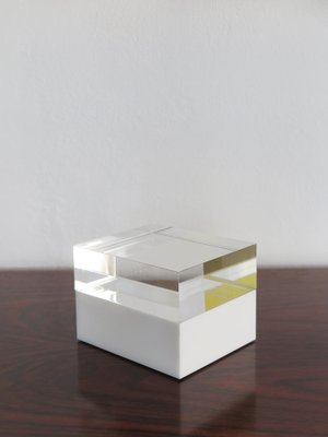 Acrylic Glass Boxes by Alessandro Albrizzi, 1990s, Set of 2-CC-1533088