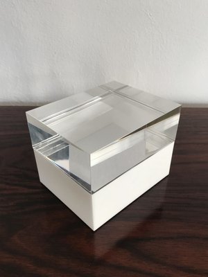 Acrylic Glass Boxes by Alessandro Albrizzi, 1990s, Set of 2-CC-1533088